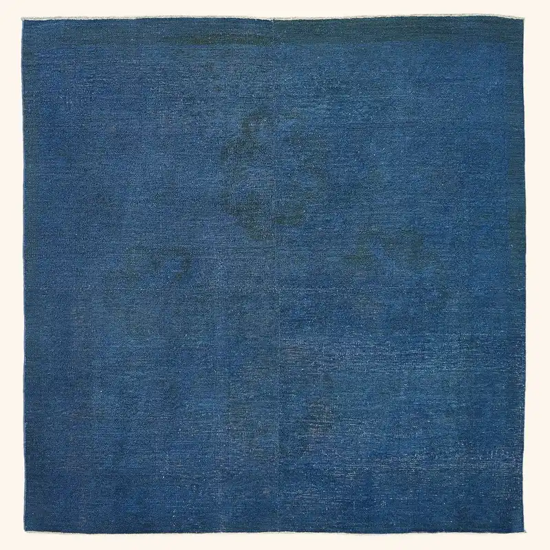 Blue Samsara Wool Rug - 5'1" x 5'3"
