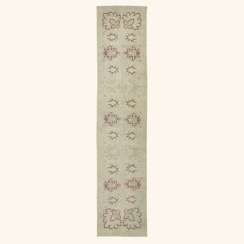 Beige Samsara Wool Runner - 3'9" x 17'5"