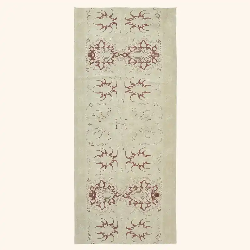Beige Samsara Wool Runner - 3'10" x 9'