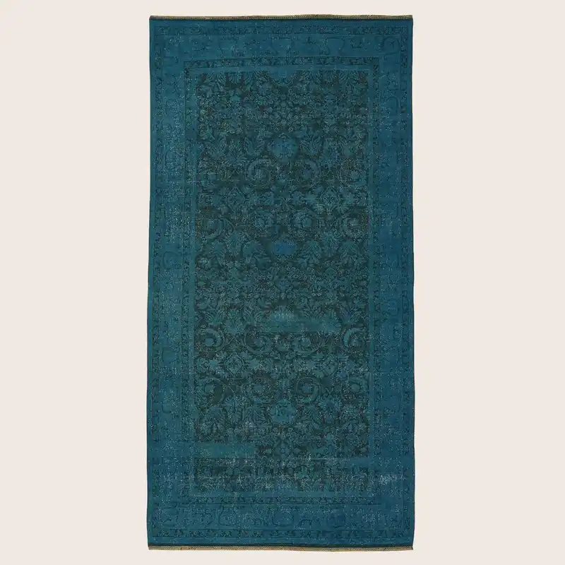 Blue Samsara Wool Rug - 7'10" x 16'8"