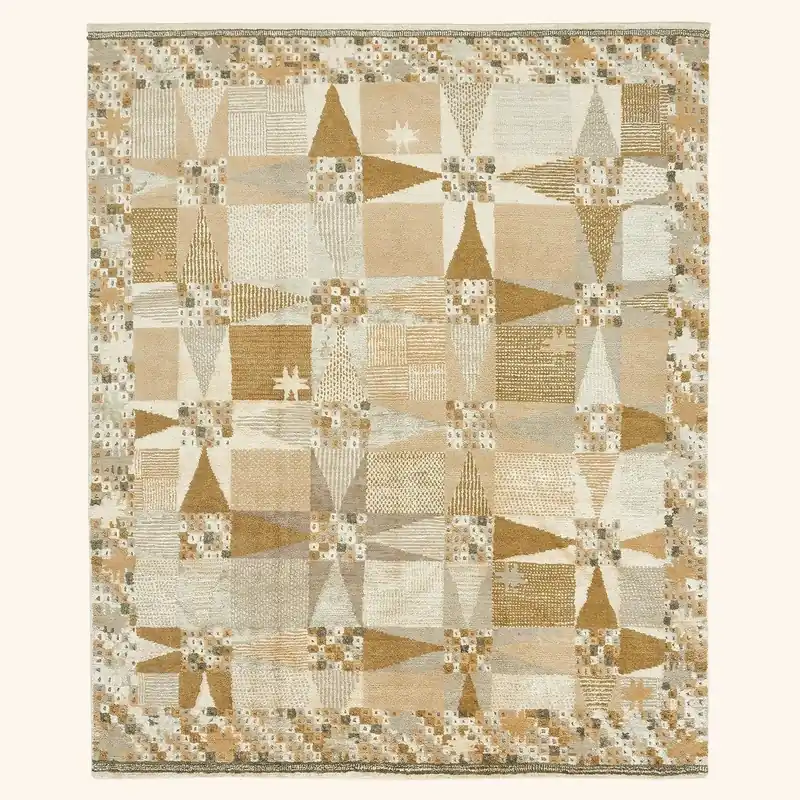 Multi Transitional Wool Rug - 8' x 10'1"