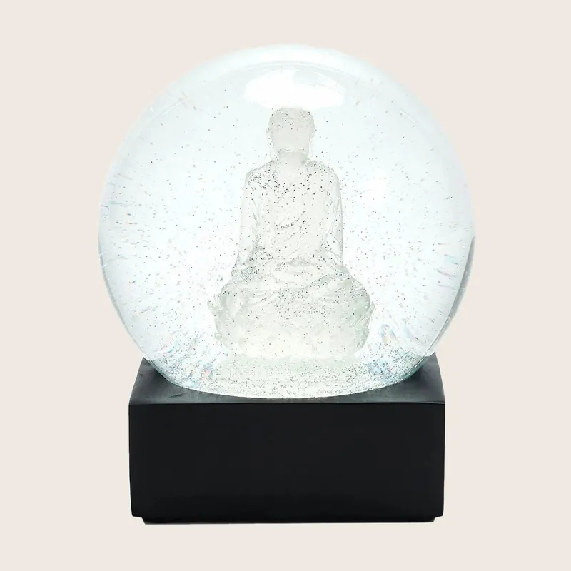 Translucent Buddha Snow Globe - Cool Snow Globes