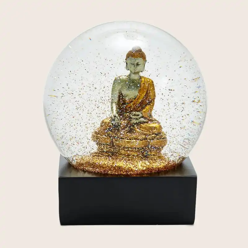 Golden Buddha Snow Globe - Cool Snow Globes