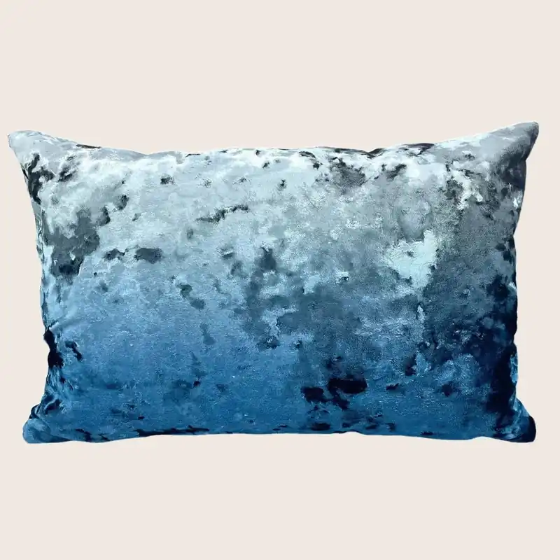 Ombre Crushed Velvet Pillow Twilight - Aviva Stanoff