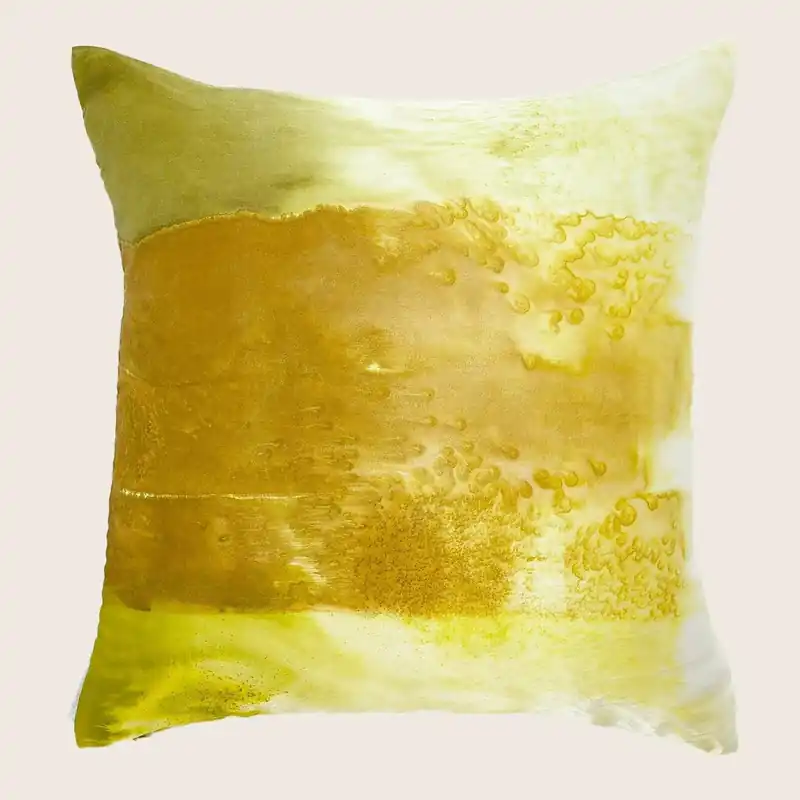 Horizon Silk Pillow Lichen - Aviva Stanoff