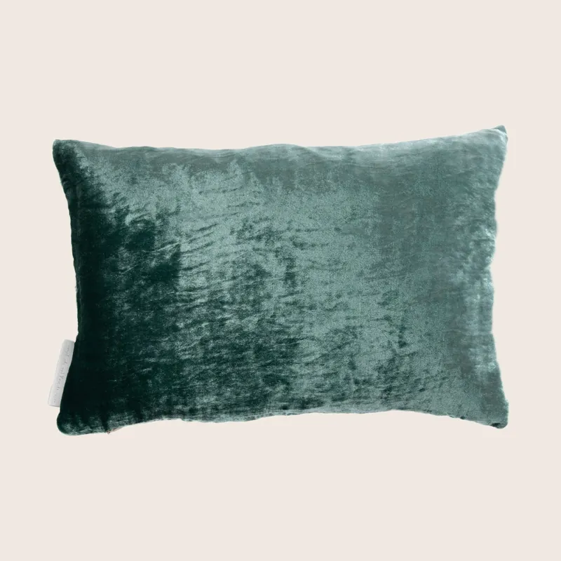 Silk Velvet Lumbar Pillow - Aviva Stanoff