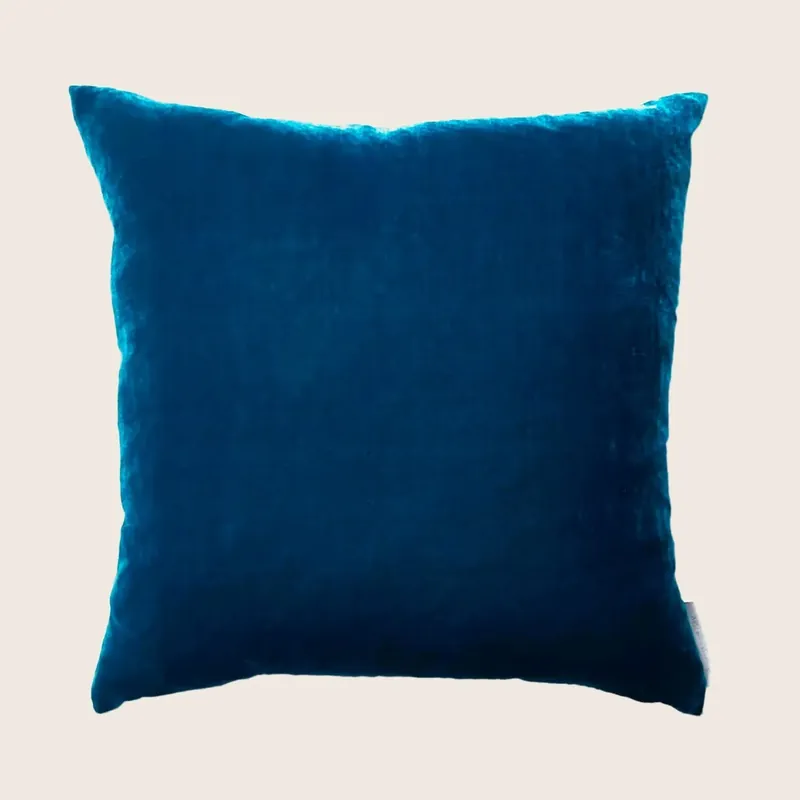 Velvet Pillow New Teal - Aviva Stanoff