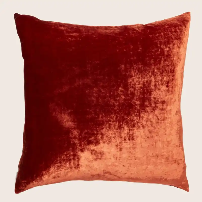 Velvet Pillow Rust - Aviva Stanoff
