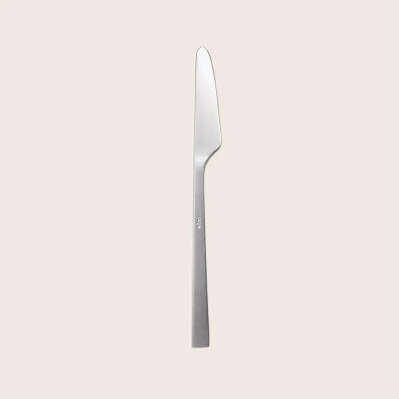 Duna Butter Knife Brushed Steel - Cutipol