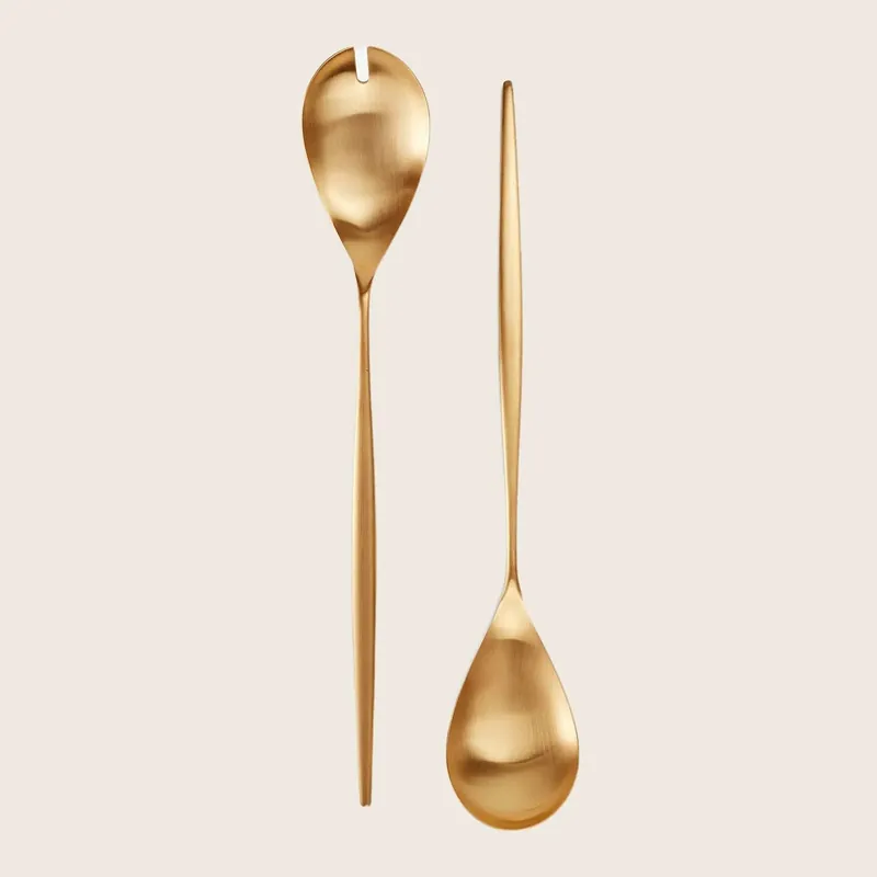 Moon Salad Set Brushed Gold - Cutipol