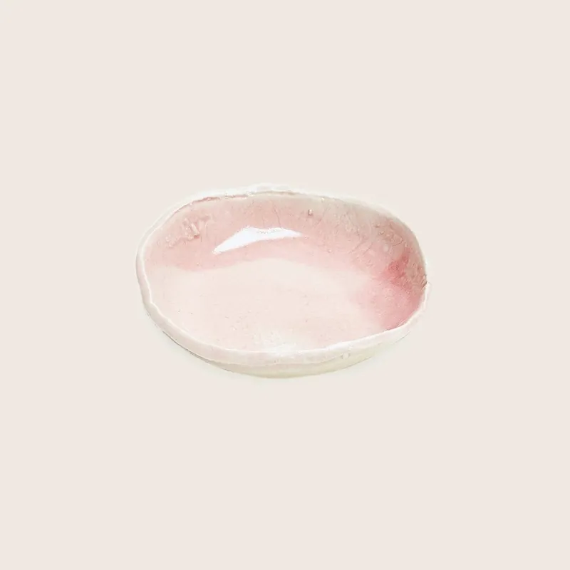 Blush Olive Oil Dish - Bella Porcelain Llc