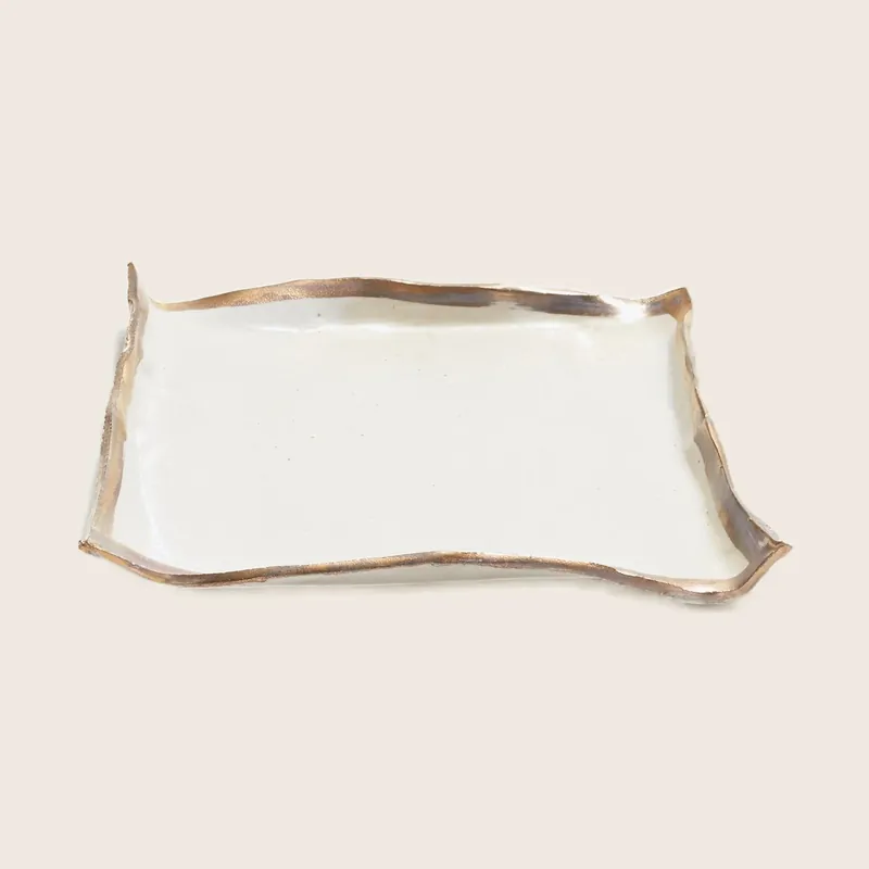 Pure Gold Trays - Bella Porcelain Llc