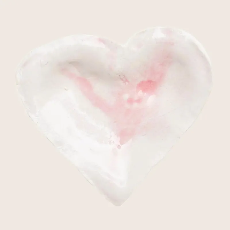 Blush Heart Dish - Bella Porcelain Llc