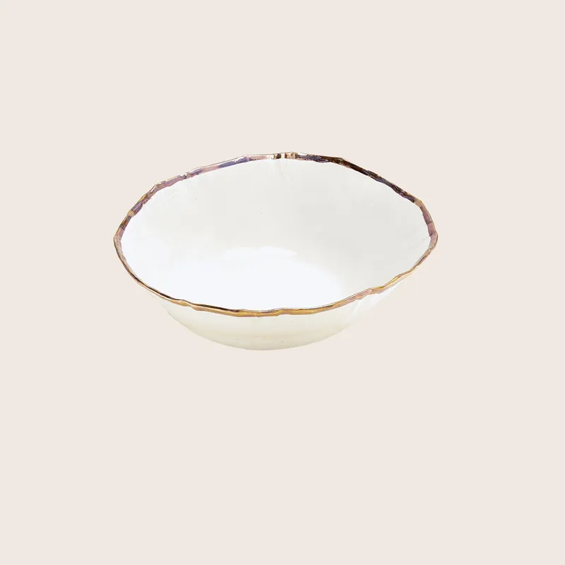 Pure Gold Serving Bowl - Bella Porcelain Llc