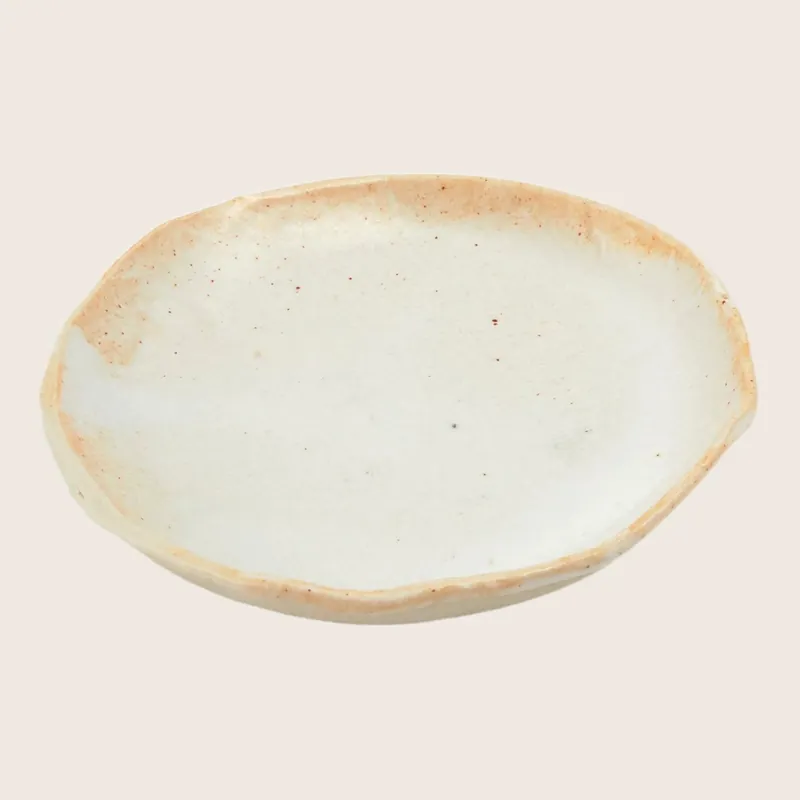 Pure White Olive Oil Dish - Bella Porcelain Llc