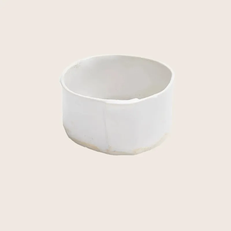 Pure White Ice Cream Bowl - Bella Porcelain Llc