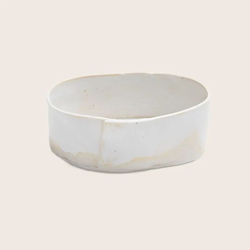 Pure White Olive Bowl - Bella Porcelain Llc