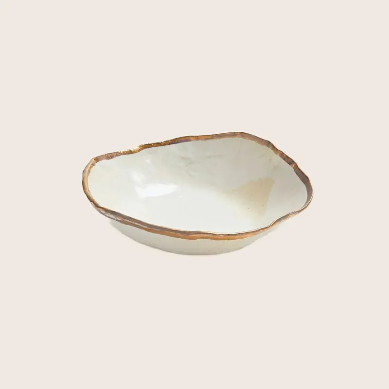Pure Gold Soup Bowl - Bella Porcelain Llc