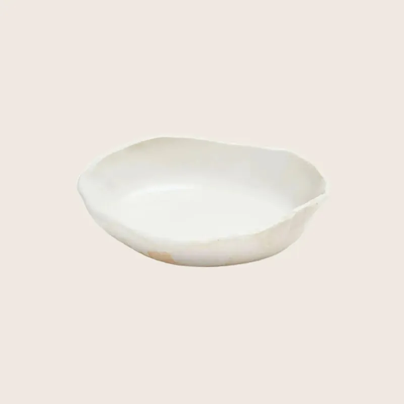 Pure White Salt Plate - Bella Porcelain Llc