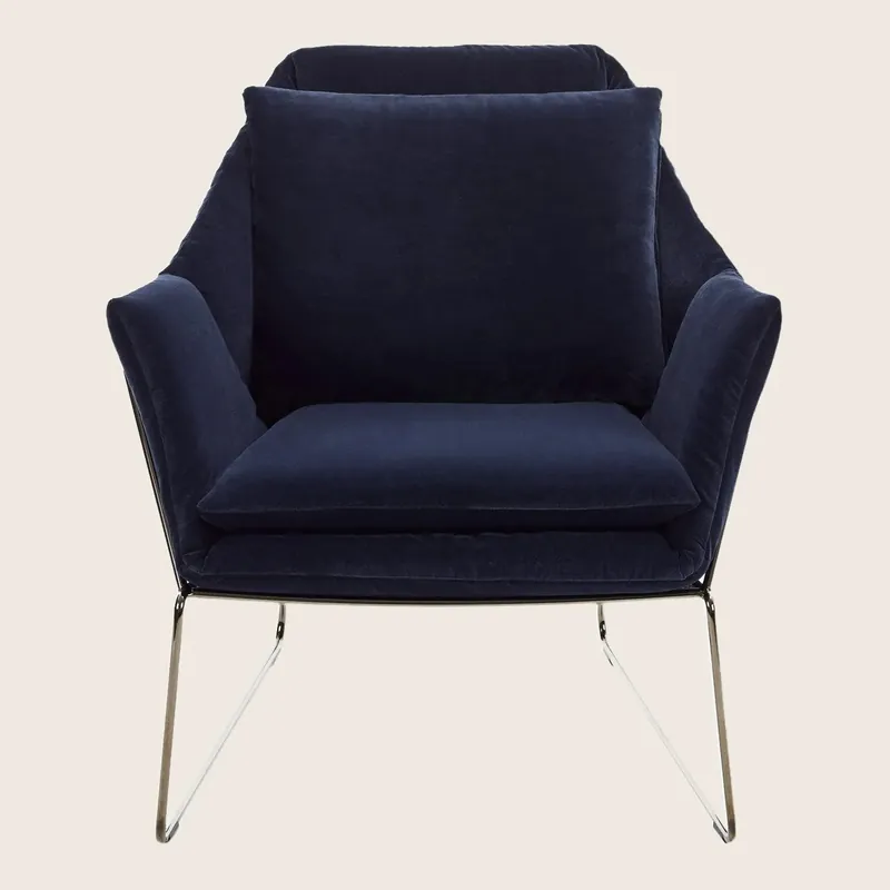 New York Poltrona Velvet Chair - Saba Italia Srl
