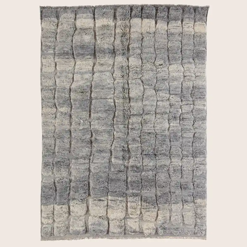 Silver Wool Rug - 10'2" x 13'11"