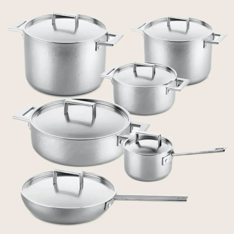Attiva Cookware Set, 12 Piece - Mepra USA Inc. (Drop Ship)