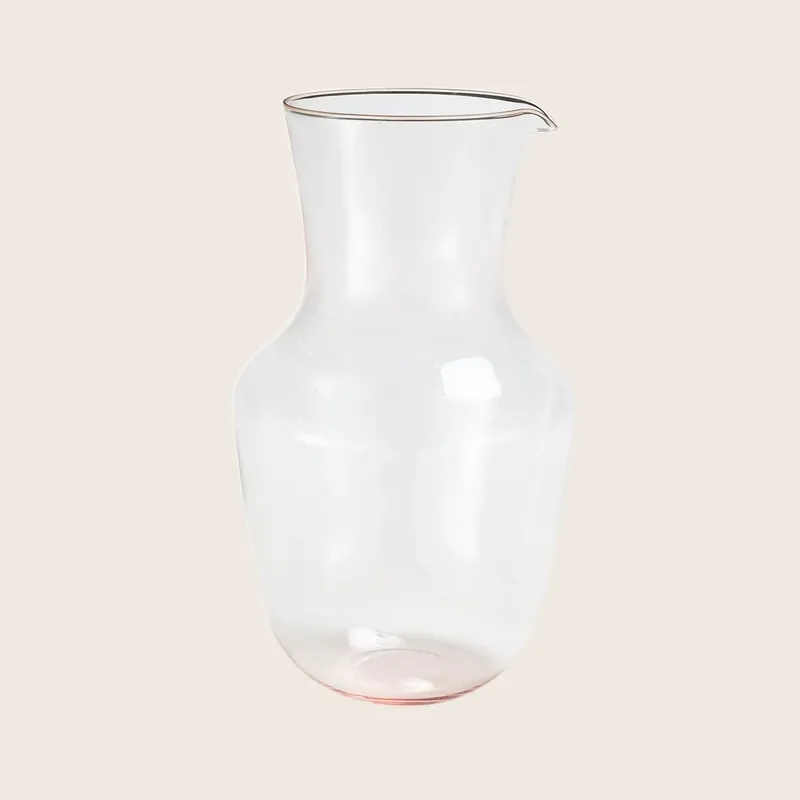 Lobmeyr Pink Alpha Water Pitcher