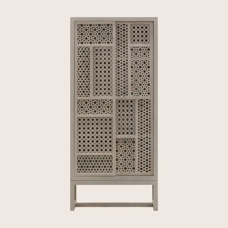 Mantra Teak Narrow Cabinet - Ethnicraft