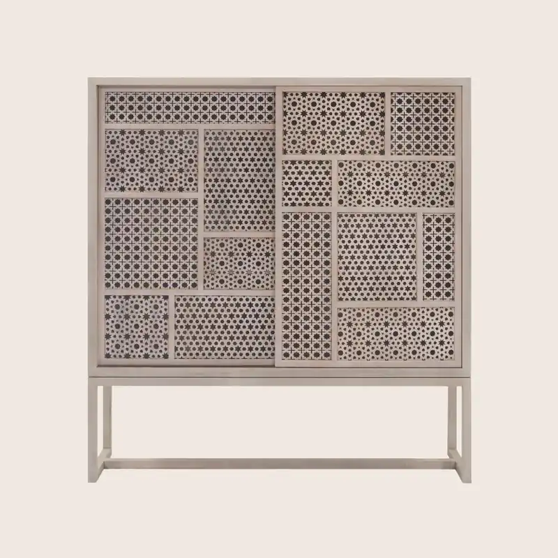 Mantra Teak Wide Cabinet - Ethnicraft