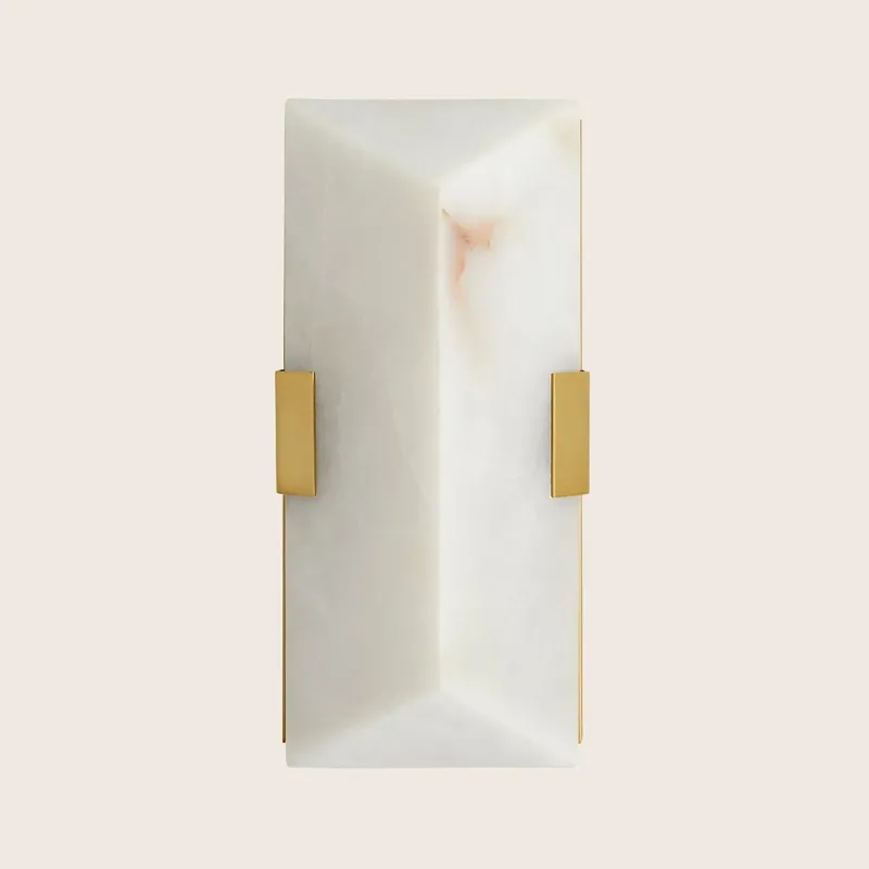 Alabaster + Brass Wall Sconce - Arteriors