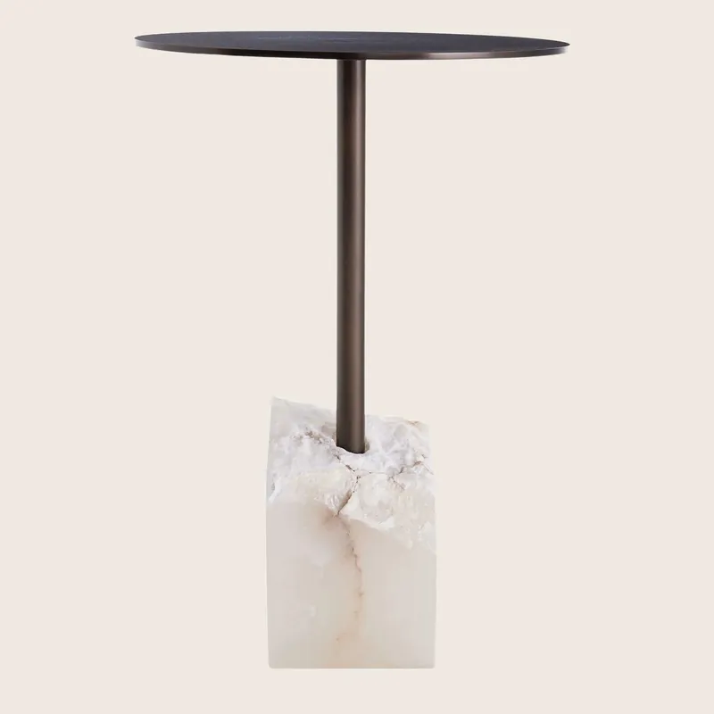 Alabaster Side Table - Arteriors