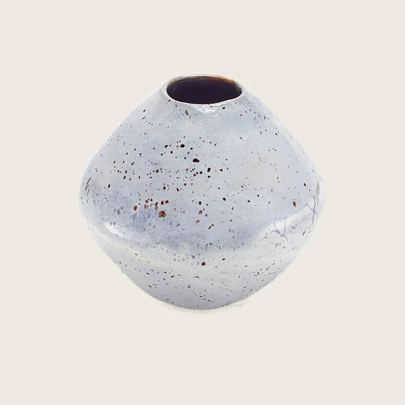 Ash Cloud Mini Vase, White - Bjarni Sigurdsson