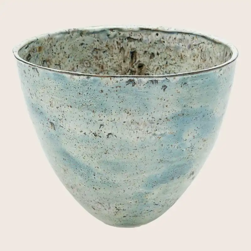 Ash Cloud Medium Bowl, Blue - Bjarni Sigurdsson