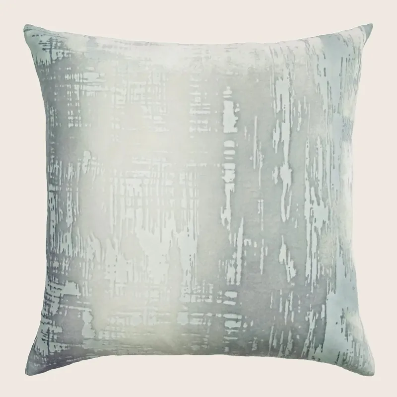 Brushstroke Velvet Pillow, Mineral - Kevin O'Brien (Drop Ship)