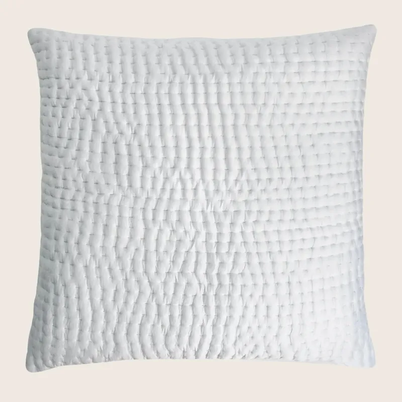 Hand Stitched Euro Sham, Gray - Kevin O'Brien (Drop Ship)