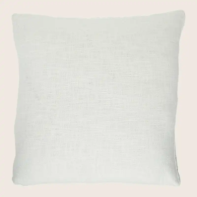 White Chunky Woven Euro Sham - Kevin O'Brien (Drop Ship)