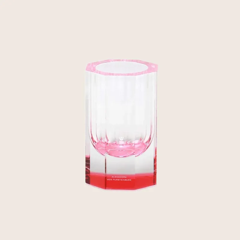Clear Rose Bolt Vase - Alexandra Von Furstenberg (Drop Ship)