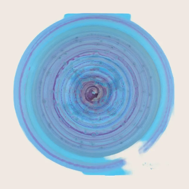 Stillness in the Spiral of Life - Mandala Trade (Consigned)