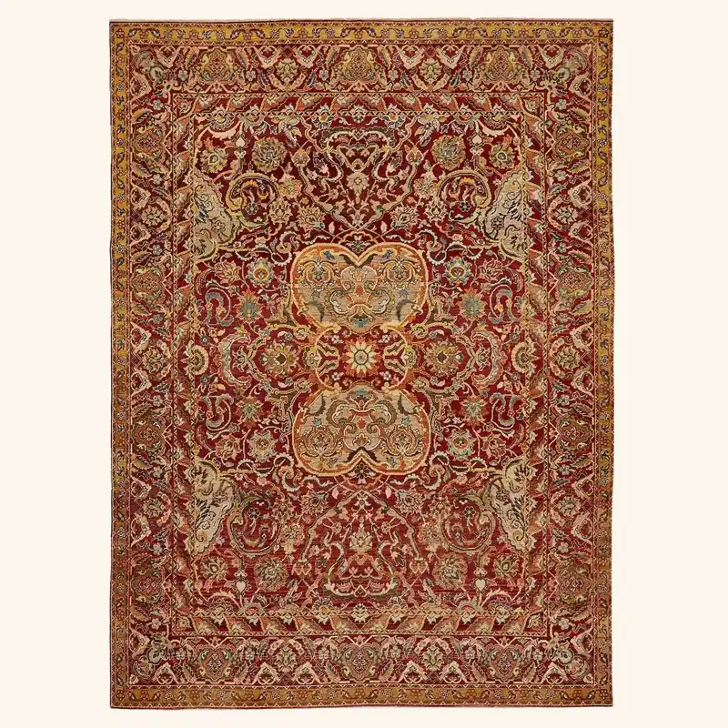 Red Alchemy Traditional Wool Rug - 8'1' x 12'1"