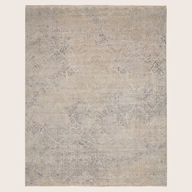 Beige & Brown Essentials Contemporary Bamboo Rug - Nourison Industries, Inc.