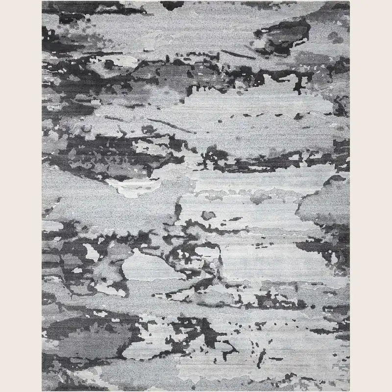 Smoke Essentials Modern Wool Luxcelle Blend Rug - Nourison Industries, Inc.