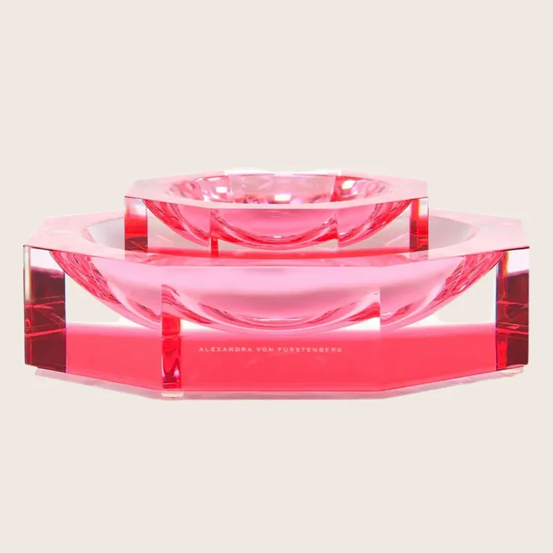 Clear Rose Nut Bowl - Alexandra Von Furstenberg (Drop Ship)