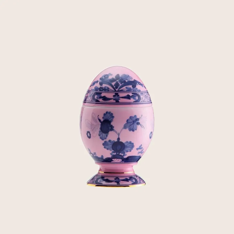 Oriente Azalea Egg Cup with Cover - Ginori 1735