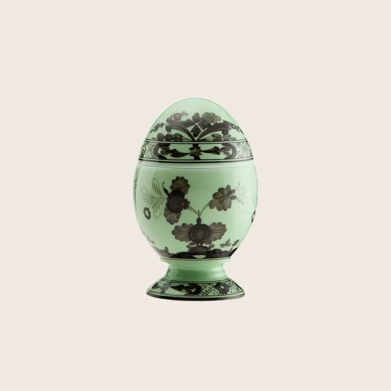 Oriente Bario Egg Cup with Cover - Ginori 1735