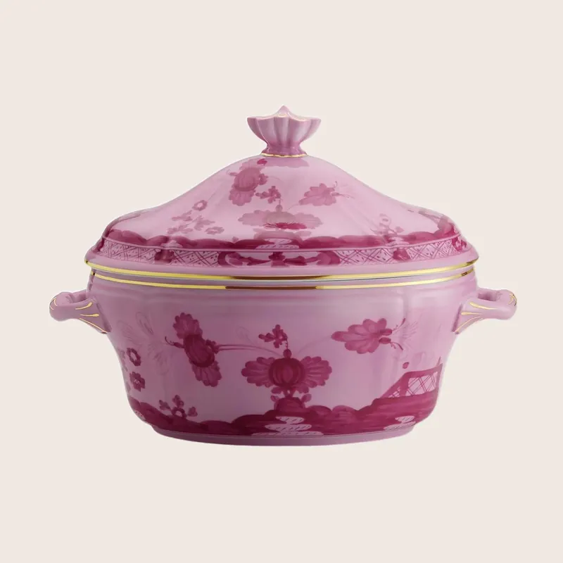 Oriente Porpora Oval Tureen - Ginori 1735