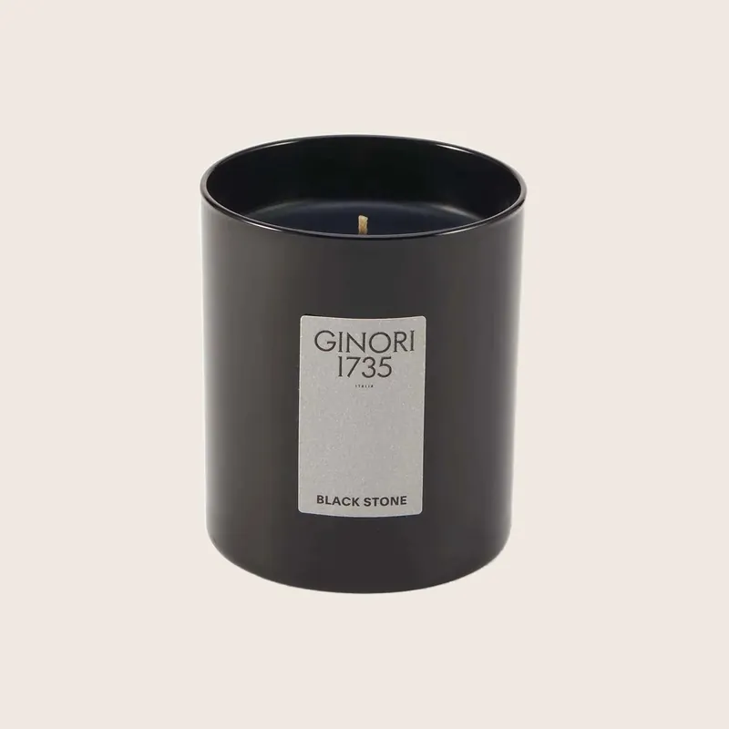 LCDC Black Stone Candle Refill - Ginori 1735