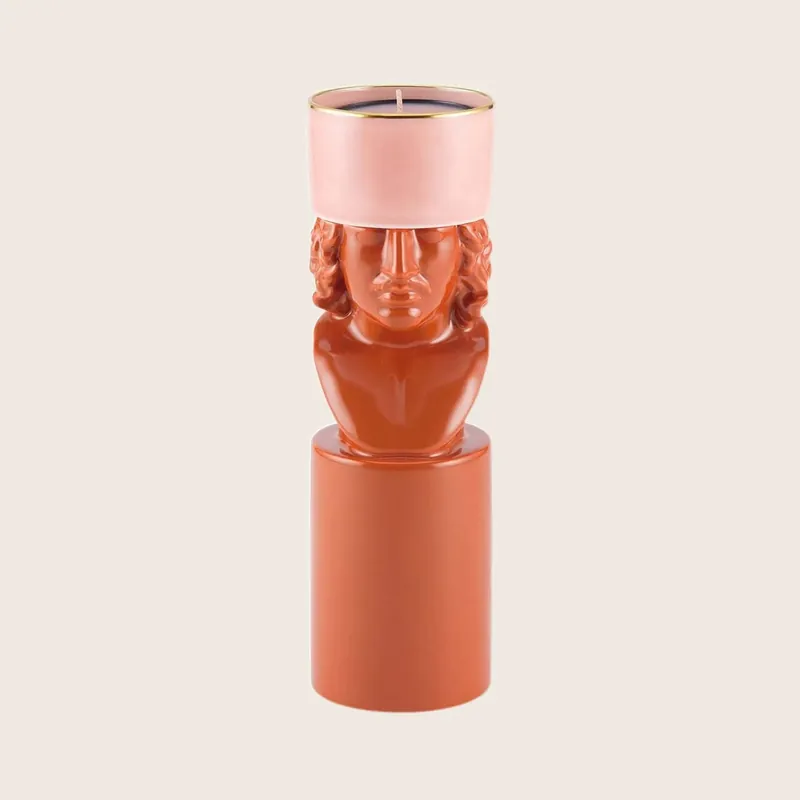 LCDC Scholar Red Clay Candle - Ginori 1735