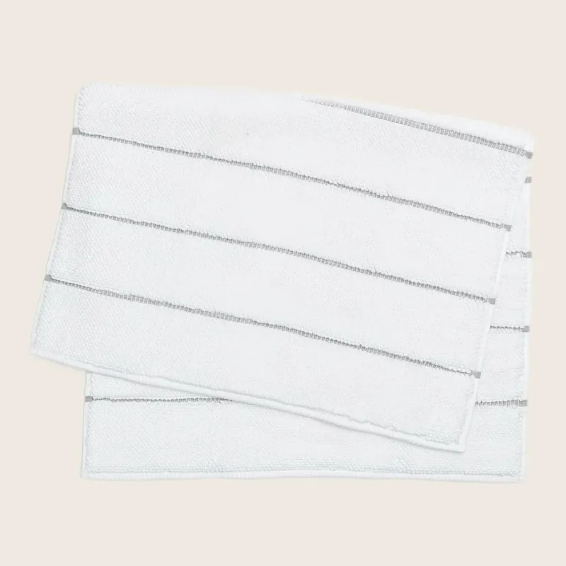 Cozy Bath Rug, White Vapour - Denis Trading dba Hamam (Drop Ship)