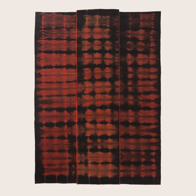 Red Flatweave Wool Rug - 7'3 x 10'