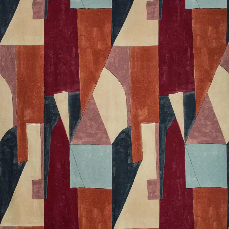Claret Printed Fabric - Kravet